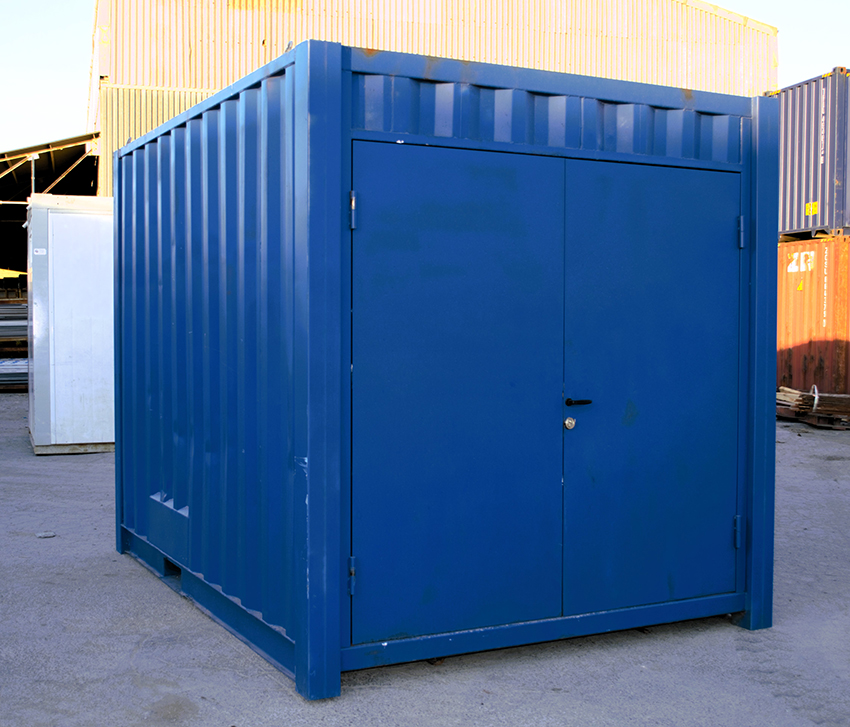 contenedor marítimo adaptado a trastero